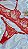 CONJUNTO PERSONALIZAVEL FIO BORBOLETA EM TULE CHANTILLY VERMELHO ILUSION - Imagem 6