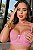 CONJUNTO PERSONALIZAVEL DAYANE EM TULE FLORAL ROSA HERA - Imagem 3
