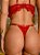 PIJAMA TRIO ENCANTO - SHORT, SUTIÂ E FIO PERSONALIZAVEL VERMELHO - Imagem 3