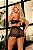 PIJAMA TRIO ENCANTO - SHORT, SUTIÂ E FIO PERSONALIZAVEL PRETO - Imagem 2