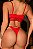 BABY DOLL TRIO LUXURIO SECRETO VERMELHO - Imagem 2