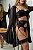 ROBE EM TULE SENSUAL PRETO - Imagem 3