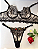 CONJUNTO PERSONALIZAVEL EM TULE CHINES PRETO ILUSION - Imagem 4