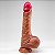 PÊNIS REALISTA COM DUPLA CAMADA VIBRAÇÃO E SOBE E DESCE YSJW103 - Imagem 5