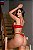 CONJUNTO PERSONALIZAVEL FIO BORBOLETA EM TULE DE BEIJO VERMELHO - Imagem 2