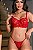 CONJUNTO PERSONALIZAVEL FIO BORBOLETA EM TULE DE BEIJO VERMELHO - Imagem 1