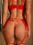 CONJUNTO PERSONALIZAVEL JOGADA DE MESTRE TULE FINO CORAÇÃO VERMELHO - Imagem 2