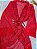 ROBE LUXO DOIS AMORES TULE FINO COM CORAÇÃO VERMELHO - Imagem 1