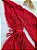 ROBE EM TULE COM CORAÇÃO E RENDA LETICIA VERMELHO - Imagem 4