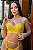 CONJUNTO PERSONALIZAVEL FIO BORBOLETA TULE PETALA AMARELO SICILIANO - Imagem 2