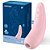 VIBRADOR COM ONDAS DE PRESSÃO E APP CURVY 2+ SATISFYER ROSA - Imagem 1