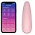 VIBRADOR COM ONDAS DE PRESSÃO E APP CURVY 2+ SATISFYER ROSA - Imagem 6