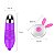 MINI VIBRADOR CAPSULA TONGUE AVELUDADO COM CONTROLE SEM FIO - Imagem 3