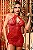 CAMISOLA EM TULE E RENDA E DETALHES EM CORRENTE VERMELHO Y7154 - Imagem 5