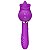 VIBRADOR DE PONTO G E CLITÓRIS ROSA COM LÍNGUA KIRA - Imagem 6