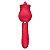 VIBRADOR DE PONTO G E CLITÓRIS ROSA COM LÍNGUA KIRA - Imagem 5