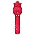 VIBRADOR DE PONTO G E CLITÓRIS ROSA COM LÍNGUA KIRA - Imagem 2