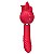 VIBRADOR DE PONTO G E CLITÓRIS ROSA COM LÍNGUA KIRA - Imagem 3