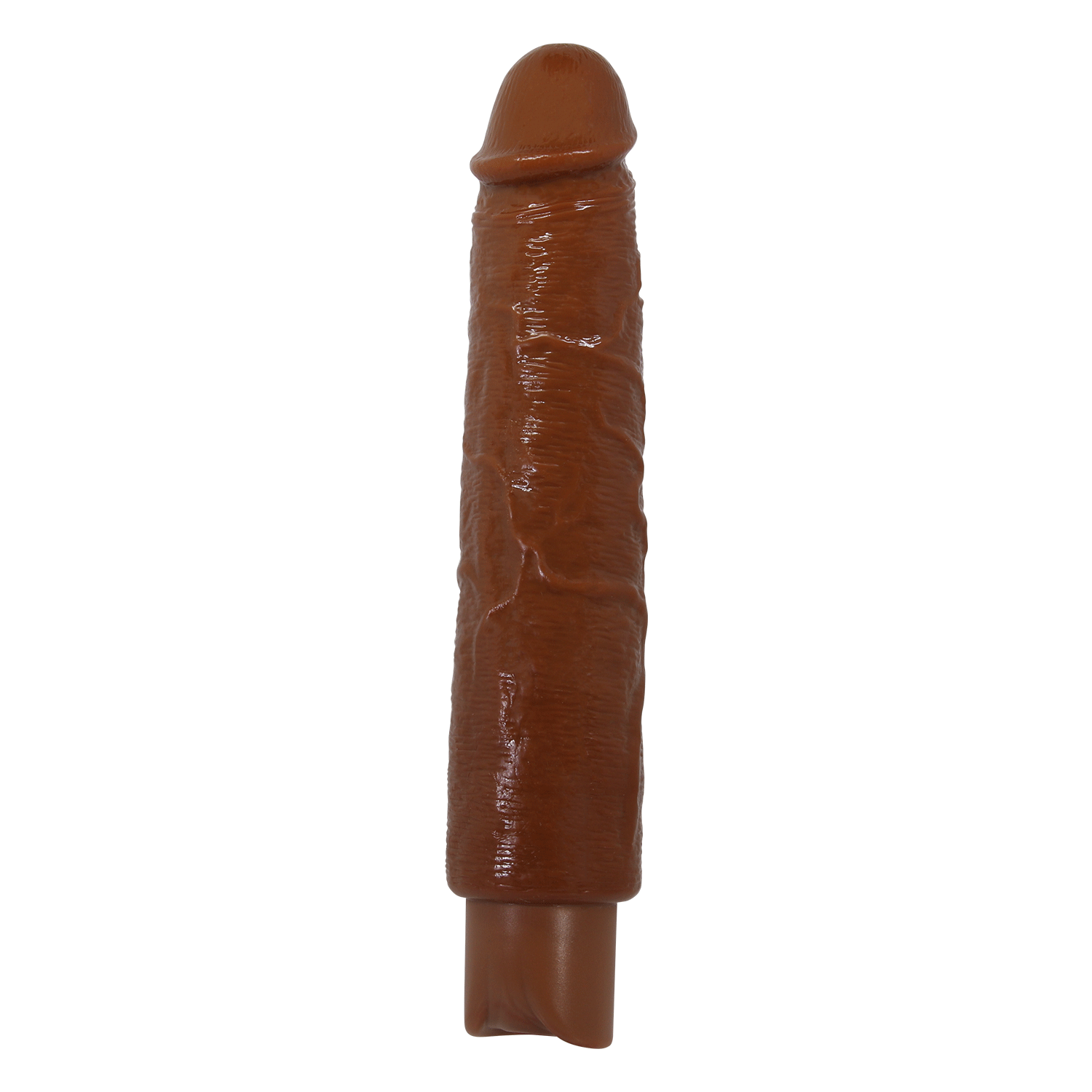 PÊNIS REALÍSTICO COM VIBRAÇÃO RECARREGAVEL SOREN MARROM PRETTY LOVE - Imagem 2
