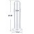 PLUG ANAL LISO EM SILICONE 24,0X5,0CM SI - Imagem 3