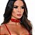 COLEIRA CHOKER EM PELÚCIA PERSONALIZÁVEL - Imagem 6