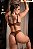 CONJUNTO COM BOJO EM RENDA TRABALHADA CAPUCCINO - Imagem 2
