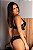 CONJUNTO CROPPED MEIA TAÇA PRETO - Imagem 3