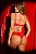 CONJUNTO COM BOJO PRIMEIRA VEZ VERMELHO - Imagem 2