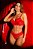 CONJUNTO COM BOJO PRIMEIRA VEZ VERMELHO - Imagem 1