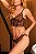 CONJUNTO LUXO CROPPED RENDADO SEM BOJO CAPUCCINO - Imagem 7
