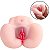 MASTURBADOR FORMATO BUNDA SUPER REALISTICA VAGINA E ANUS SI - Imagem 1