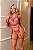 CONJUNTO PERSONALIZAVEL CROPPED TULE BORDADO CHINÊS VERMELHO ILUSION - Imagem 5