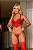 CONJUNTO PERSONALIZAVEL CROPPED BORDADO CORAÇÃO GRANDE VERMELHO - Imagem 1
