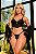 CONJUNTO PERSONALIZAVEL CROPPED BORDADO CORAÇÃO GRANDE PRETO - Imagem 4