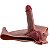 CINTA PENIANA EM SILICONE COM PROTESE INTEGRADA 16,5 X 3,2CM - Imagem 5
