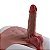 CINTA PENIANA EM SILICONE COM PROTESE INTEGRADA 16,5 X 3,2CM - Imagem 6
