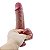 PÊNIS SUPER REALÍSTICO COM DUPLA CAMADA EM SILICONE LÍQUIDO 21.0X3.8 SI - Imagem 2
