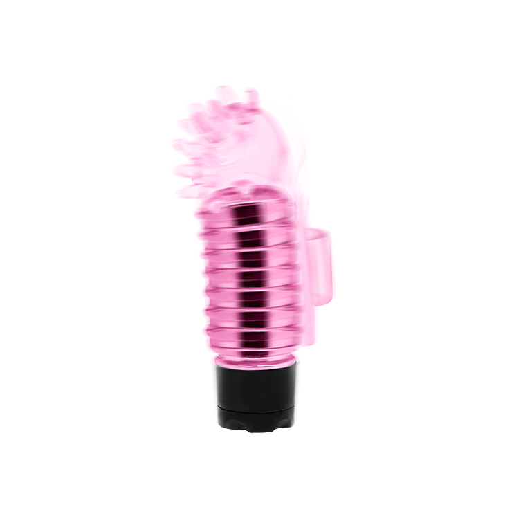 DEDEIRA VIBRATÓRIA MULTIVELOCIDADES EM SILICONE COM SALIÊNCIAS MASSAGEADORAS - Imagem 1