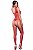 BODYSTOCKING MACACÃO ARRASTÃO COM ABERTURAS Y9035 VERMELHO - Imagem 2