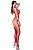 BODYSTOCKING MACACÃO ARRASTÃO COM ABERTURAS Y9035 VERMELHO - Imagem 3