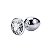 PLUG ANAL GRANDE DE METAL COM CRISTAL ARREDONDADO - Imagem 5
