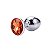 PLUG ANAL GRANDE DE METAL COM CRISTAL ARREDONDADO - Imagem 11
