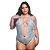 BODY EM RENDA BICOLOR VERDE AGUA COM ROSA CLARO PLUS SIZE - Imagem 2