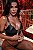 TOP HARNESS DE COURO PU COM ZIPER E REGULAGEM - Imagem 2