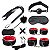 KIT SADO BLACK WOLF PRETO COM VERMELHO SI - Imagem 1