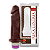 PÊNIS REALÍSTICO NEGRO COM VIBRAÇÃO PURA LUXÚRIA 18X4,5 CM SEXY FANTASY - Imagem 1