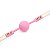 MORDAÇA COM BOLA DE SILICONE ROSA LUXO SI - Imagem 4