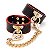 ALGEMA LUXO EM COURO PRETO COM VERMELHO BLACK WOLF SI - Imagem 1
