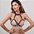 HARNESS COM CONTORNO DE BUSTO EM COURO E CORRENTES 2 SI - Imagem 2
