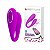 VIBRADOR DE CASAL COM 12 MODOS DE VIBRAÇÃO CONTROLADO VIA BLUETOOTH AUGUST PRETTY LOVE - Imagem 1